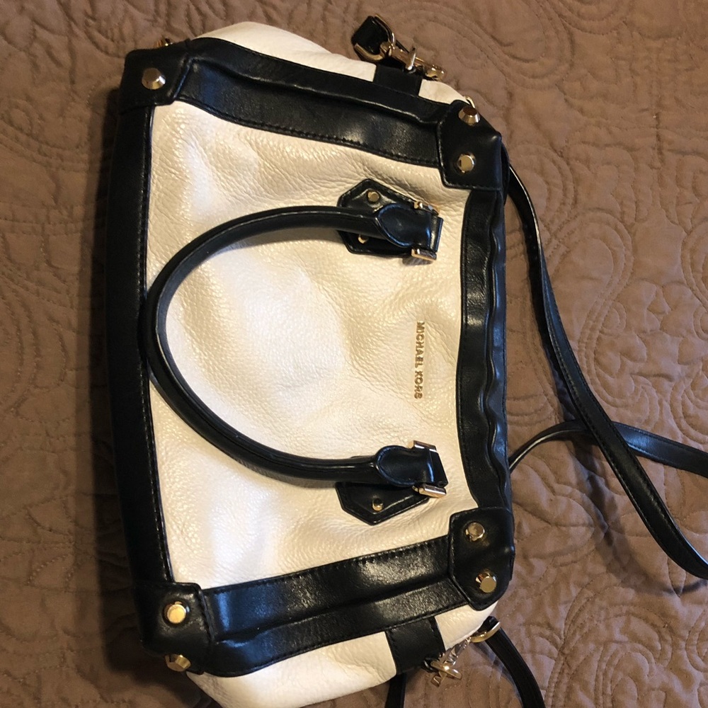 Michael Kors original black and white purse